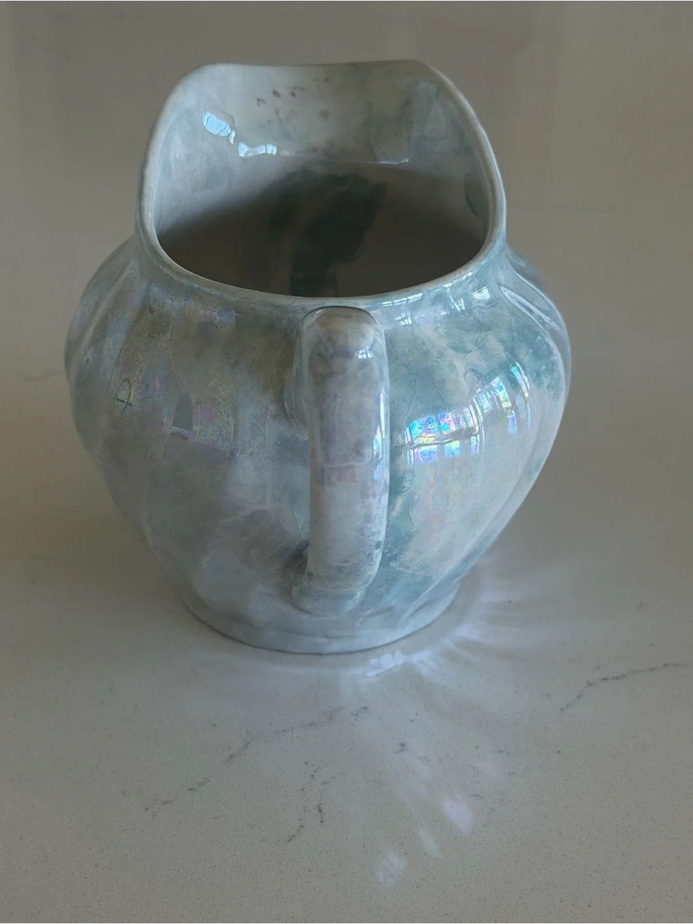 Vintage Ceramic Creamer Pitcher - Elegant Tableware